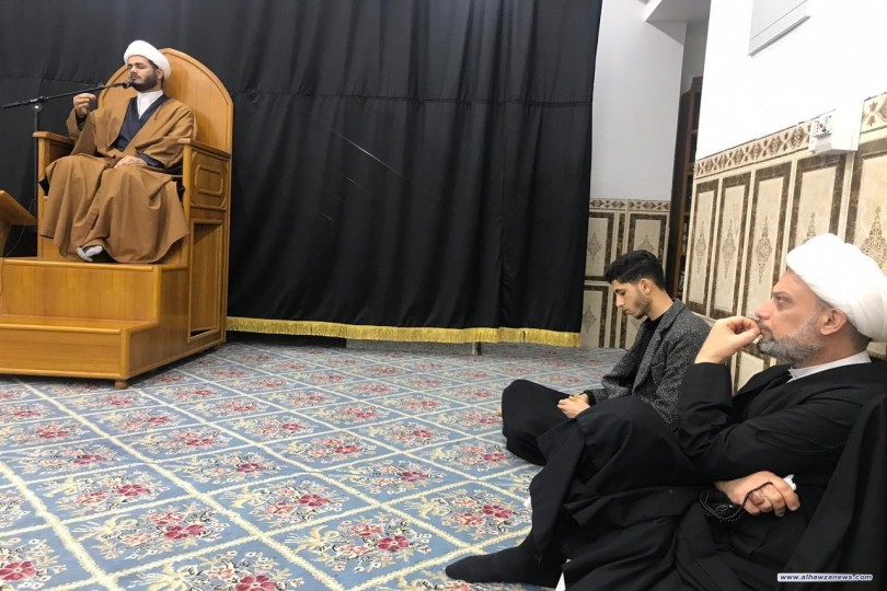 بالصور : مدرسة اعلام الهداية تقيم مجلس عزاء في ذكرى وفاة ام البنين