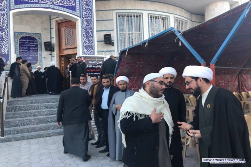 بحضور العلماء والفضلاء اقيم مجلس الفاتحة في النجف الاشرف على روح الشهيد الشيخ مهند المياحي