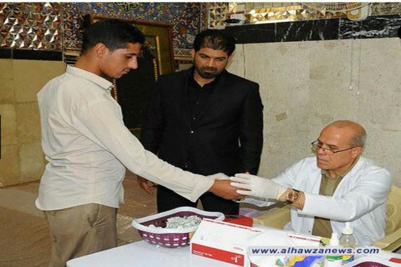 ضمن الحملات العاشورائية.. العتبة الكاظمية تجمع (2500) قنينة دم من الفصائل “النادرة”