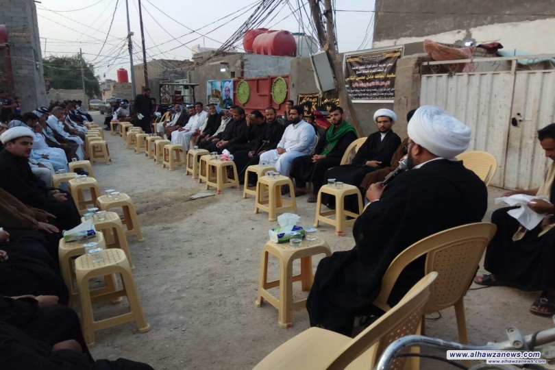 شارك وفد من اساتذة وطلبة الحوزة العلميّة في النّجف الأشرف في مجلس عزاء الشّهيد المجاهد الشيّخ عادل الكلابي(رحمه الله تعالى)