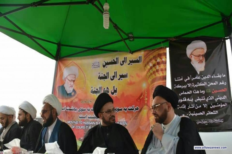 تقرير مصور: موكب الوعي والإصلاح في محافظة الديوانية يستنفر طاقته لتقديم الخدمات المعرفية والثقافية والشرعية لزوار الاربعينية