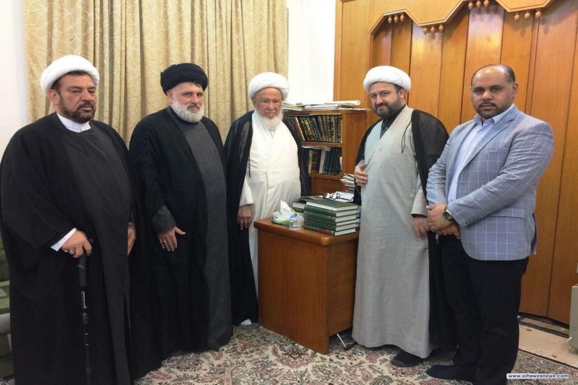 رئيس لقاء الفكر العاملي زار المرجع الفياض