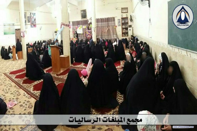 احياء المناسبات الشعبانية لولادة الاطهار لمجمع المبلغات الرساليات فرع الرميثة