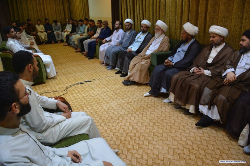 المرجع اليعقوبي يدعو الى استثمار خريجي كليات اللغات في نشر مبادى النهضة الحسينية وعصرنة الخطاب الحسيني وعالميته