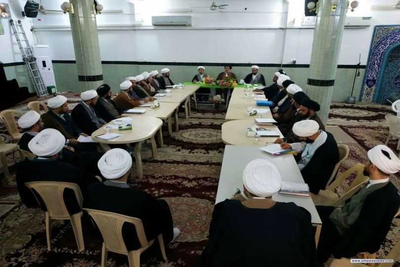 مركز الامير الثقافي في النجف الاشرف يعقد لقاءاً موسعاً بإستضافة عدد من المبلغين وفضلاء الحوزة العلمية في النجف الأشرف بخصوص العمل التبليغي في المدارس.