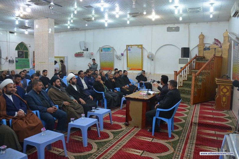 برعاية مكتب المرجع اليعقوبي في ذي قار هيأة المواكب الحسينية تُقيم ندوة ثقافية بذكرى إستشهاد السيدة الزهراء " عليها السلام "