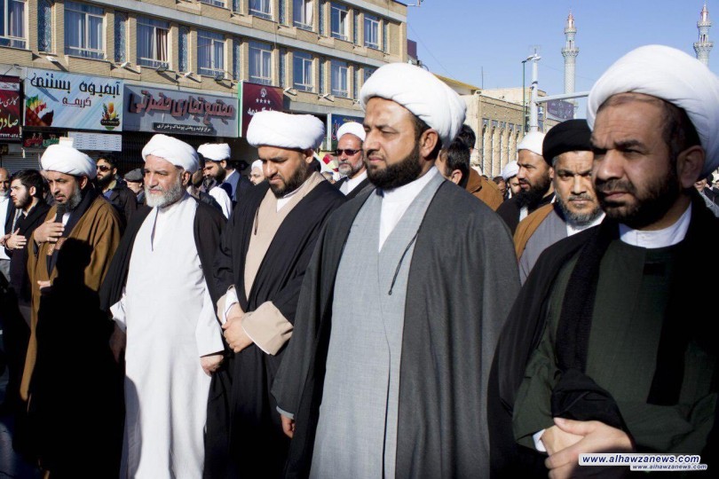 مكتب المرجع اليعقوبي في قُم يشارك في تشييع السيد الشاهرودي