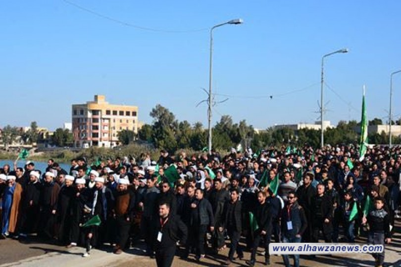  برعاية مكتب المرجعية أهالي ذي قار تُشارك في التشييع المركزي لنعش السيدة الزهراء " عليها السلام " صَبَاحَ اليوم