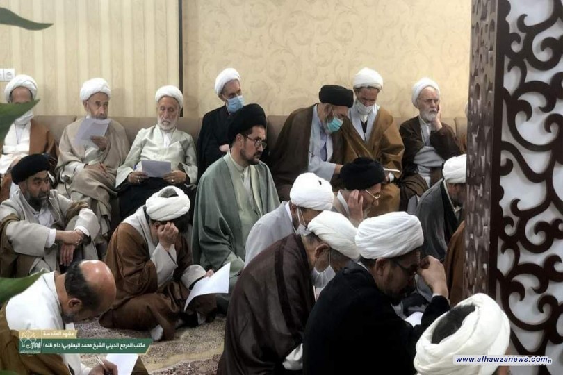 مكتب سماحة المرجع اليعقوبي في مشهد المقدسة يقيم دوراته العلمية التخصصية 