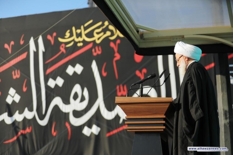 المرجع اليعقوبي يلقي خطابه الفاطمي السنوي بعنوان"السيدة الطاهرة الزهراء (عليها السلام) ركن الدين وكهف المؤمنين" 