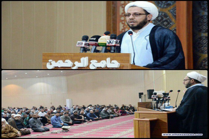  خطيب جمعة بغداد ينبه على عدم اغفال رعاية الجرحى واسر الشهداء حين الاحتفال بالنصر على داعش