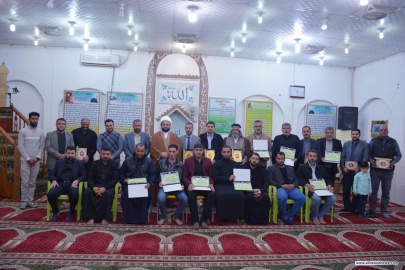  مكتب المرجع اليعقوبي في ذي قار يكرم عدد من المواكب والمؤسسات الفاعلة خلال الزيارة الفاطمية