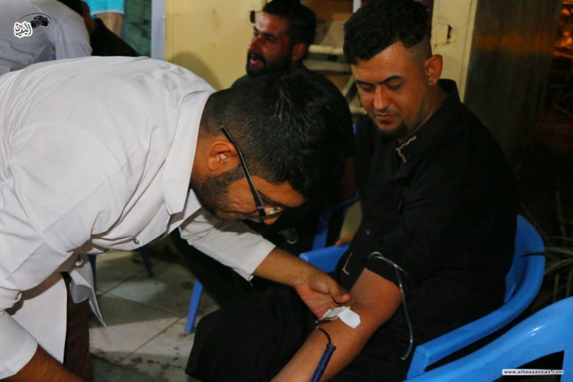 مكتب المرجع الديني الشيخ محمد اليعقوبي (دام ظله ) في واسط ينظم حملة للتبرع بالدم .