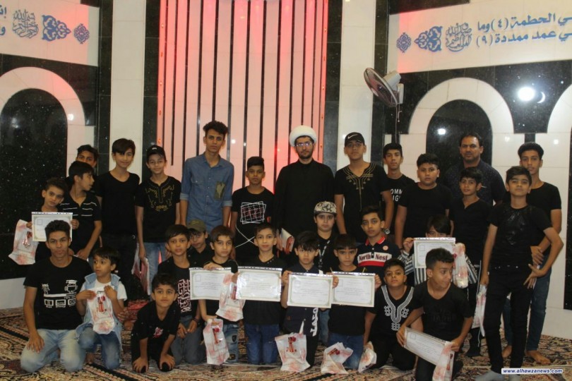 مدرسة الامام الباقر (ع) تحتفي بتخرج دورتها الصيفية  بين يدي المرجعية الرشيدة .