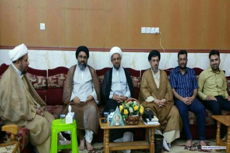   إمام جمعة دزفول يزور مكتب المرجع اليعقوبي ( دام ظله )   في البصرة